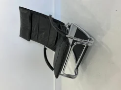 Online Pamono Leather Rocking Chair by Jochen Hoffman, 1980s