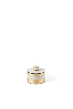 Pamono Leather Saturno Box from Pinetti> Trunks, Crates & Baskets