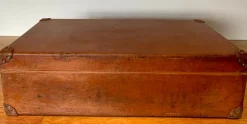 Hot Pamono Leather Suitcase from Louis Vuitton, Paris, France, 1920s