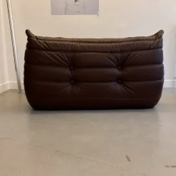 Clearance Pamono Leather Togo Set by Michel Ducaroy for Ligne Roset, 1973, Set of 3