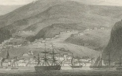 Pamono Lebreton, Illustration of Havana, Cuba, Harbor and City Landscape, 1867, Engraving> Contemporary|Prints & Multiples
