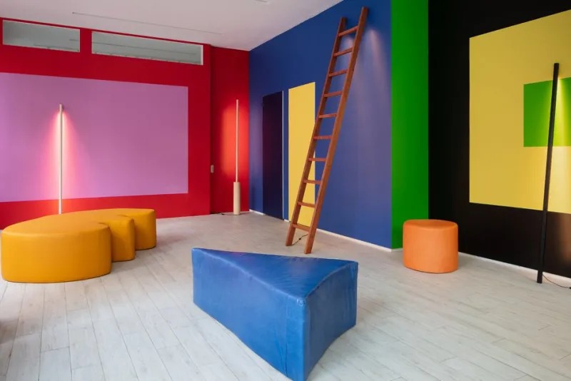 Outlet Pamono LED Line Light Ladder in Cherry by Noah Spencer