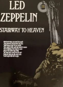 Outlet Pamono Led Zeppelin Stairway to Heaven Poster, 1971