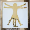 Sale Pamono Leonardo Da Vinci, the Vitruvian Man, Icon Wall Decoration by Davide Medri