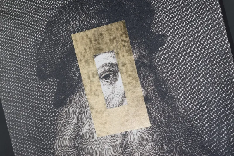 Pamono Leonardo Viso Print on Board by Marco Segantin for VGnewtrend> Wall Decor