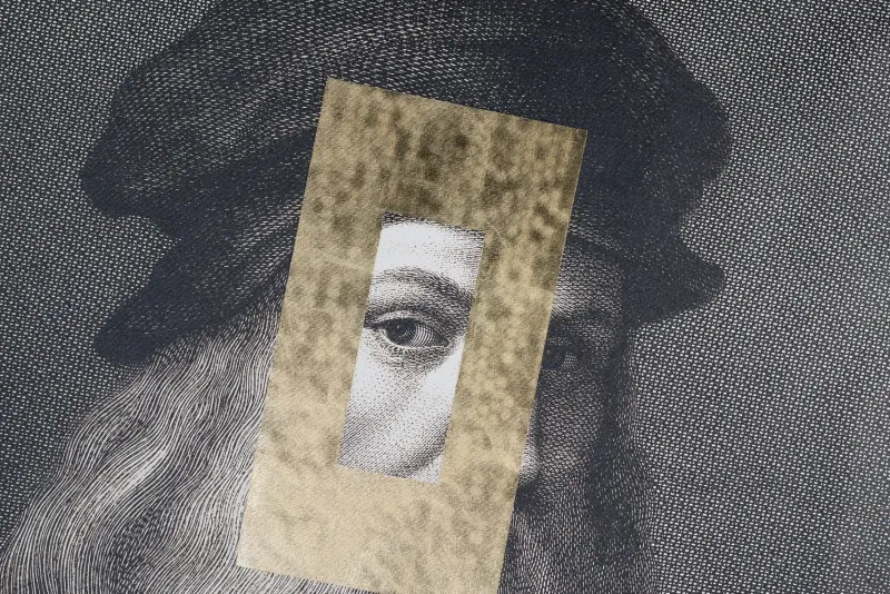 Pamono Leonardo Viso Print on Board by Marco Segantin for VGnewtrend> Wall Decor