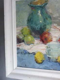 Online Pamono Leonid Moshenkov, Still Life, Oil Painting, 1980s, Framed