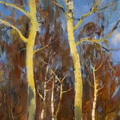 Pamono Leonid Vaichilia, Spring Sunshine in the Woods, Oil Painting, 1967><noscript><img width=