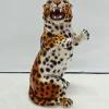 Online Pamono Leopard Statue in Ceramic from Ceramiche Boxer