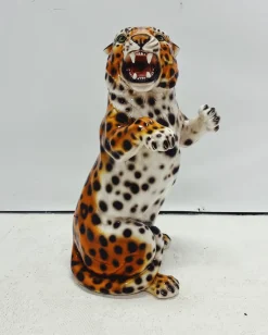 Online Pamono Leopard Statue in Ceramic from Ceramiche Boxer