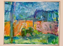 Pamono Leopold Fare, Abstract Composition, 1950s, Oil on Canvas, Framed> Mid-Century