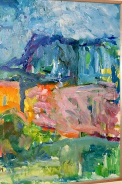 Pamono Leopold Fare, Abstract Composition, 1950s, Oil on Canvas, Framed><noscript><img width=