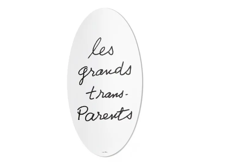 New Pamono Les Grands Trans-Parents Mirror by Man Ray for Cassina