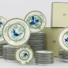 Pamono Les Toucans Dinner Service, 1986, Set of 60> Dinner Plates & Bowls