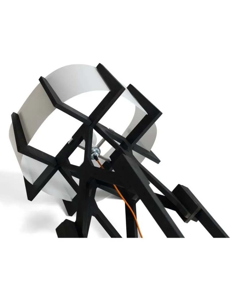 Outlet Pamono Lese Floor Lamp in Charcoal Black by Konstantin Achkov for Lock