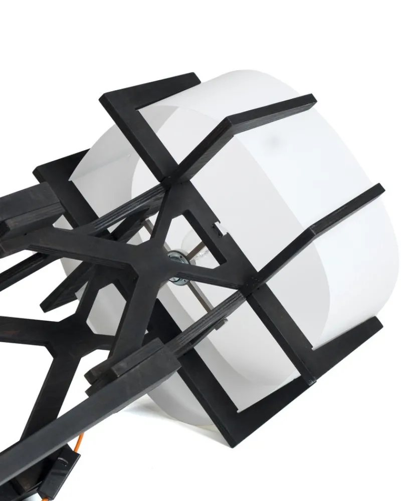 Outlet Pamono Lese Floor Lamp in Charcoal Black by Konstantin Achkov for Lock