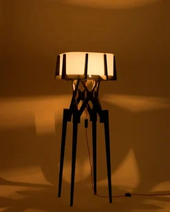 Outlet Pamono Lese Floor Lamp in Charcoal Black by Konstantin Achkov for Lock