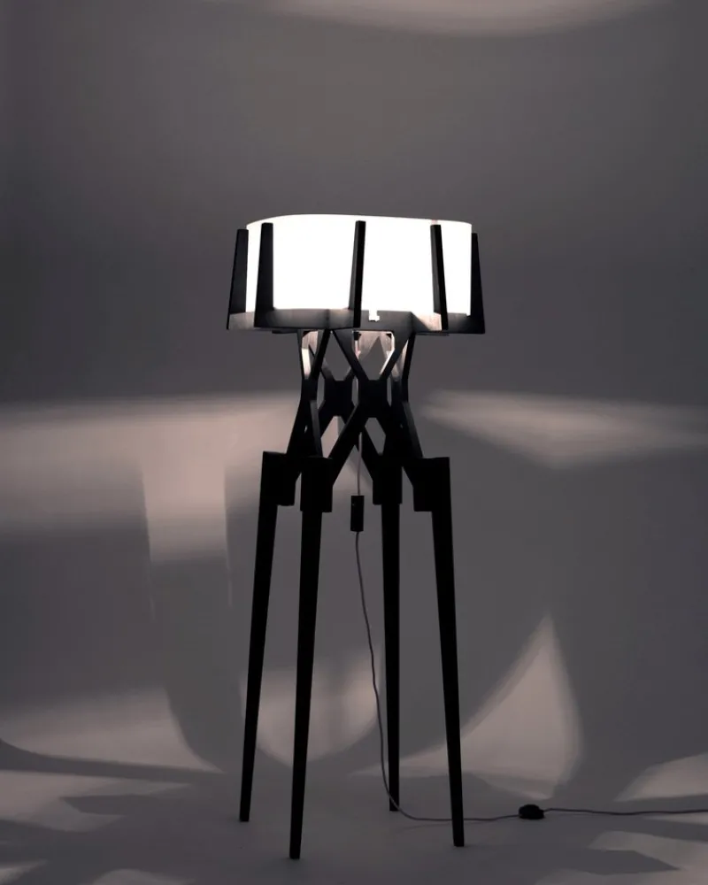 Outlet Pamono Lese Floor Lamp in Charcoal Black by Konstantin Achkov for Lock