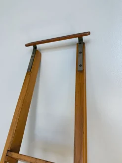 Pamono Library Ladder by Franco Albini for Poggi, 1950s><noscript><img width=