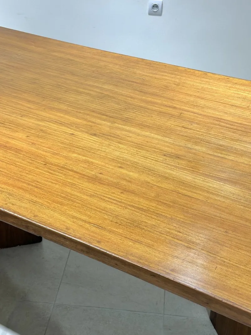 Pamono Library Table by Pierre Jeanneret, 1950s> Console Tables