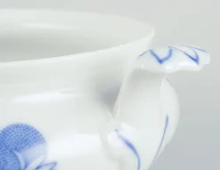 Best Pamono Lidded Porcelain Tureen with Blue Onion Decor, Germany, 1930s-1940s