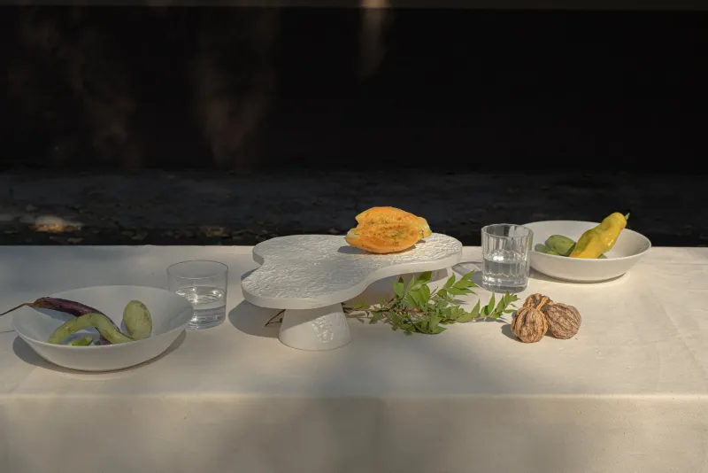 Pamono Lift Ceramic Plate by Chiara Cioffi for Materia Creative Studio> Decorative Plates
