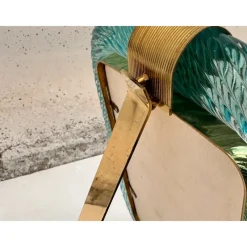 Best Pamono Light-Blue Torchon Picture Frame in Murano Glass by Simoeng