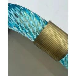 Best Pamono Light-Blue Torchon Picture Frame in Murano Glass by Simoeng