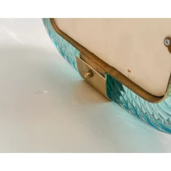 Best Pamono Light-Blue Torchon Picture Frame in Murano Glass by Simoeng