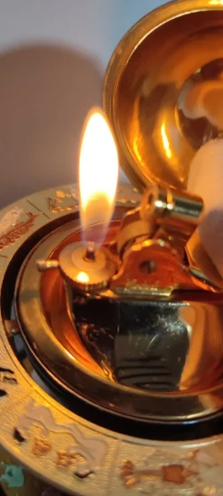 Pamono Lighter and Music Box, Spain, 1970s><noscript><img width=