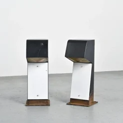 Outlet Pamono Lighting Terminals by Jean Balladur, 1969, Set of 2