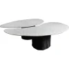 New Pamono Limestone Low Table by Atelier Benoit Viaene, Set of 2