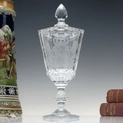 Discount Pamono Limited Addition 250 Year Engraved Commemorative Glass Goblet with Lid from Villeroy & Boch, 1998