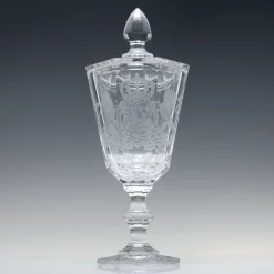 Discount Pamono Limited Addition 250 Year Engraved Commemorative Glass Goblet with Lid from Villeroy & Boch, 1998