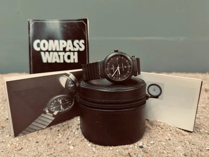 Sale Pamono Limited Edition LW3510 Compass Watch in Aluminium from Porsche / IWC, 1978