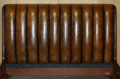 Pamono Limited Edition Modern Metropolis Bed Frame in Brown Leather from Ralph Lauren> Beds & Bedroom Sets