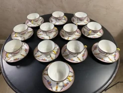 Pamono Limoges Coffee Service, 1925, Set of 12> Coffee & Tea Service