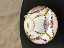 Pamono Limoges Coffee Service, 1925, Set of 12><noscript><img width=