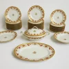 Online Pamono Limoges Dinner Service with Gold Inlay in Porcelain by Haviland, 1920s, Set of 39