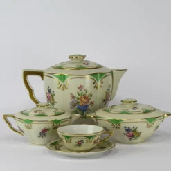 Pamono Limoges Porcelain Coffee Set by Charles Ahrenfeldt, Set of 27> Coffee & Tea Service
