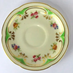 Pamono Limoges Porcelain Coffee Set by Charles Ahrenfeldt, Set of 27><noscript><img width=