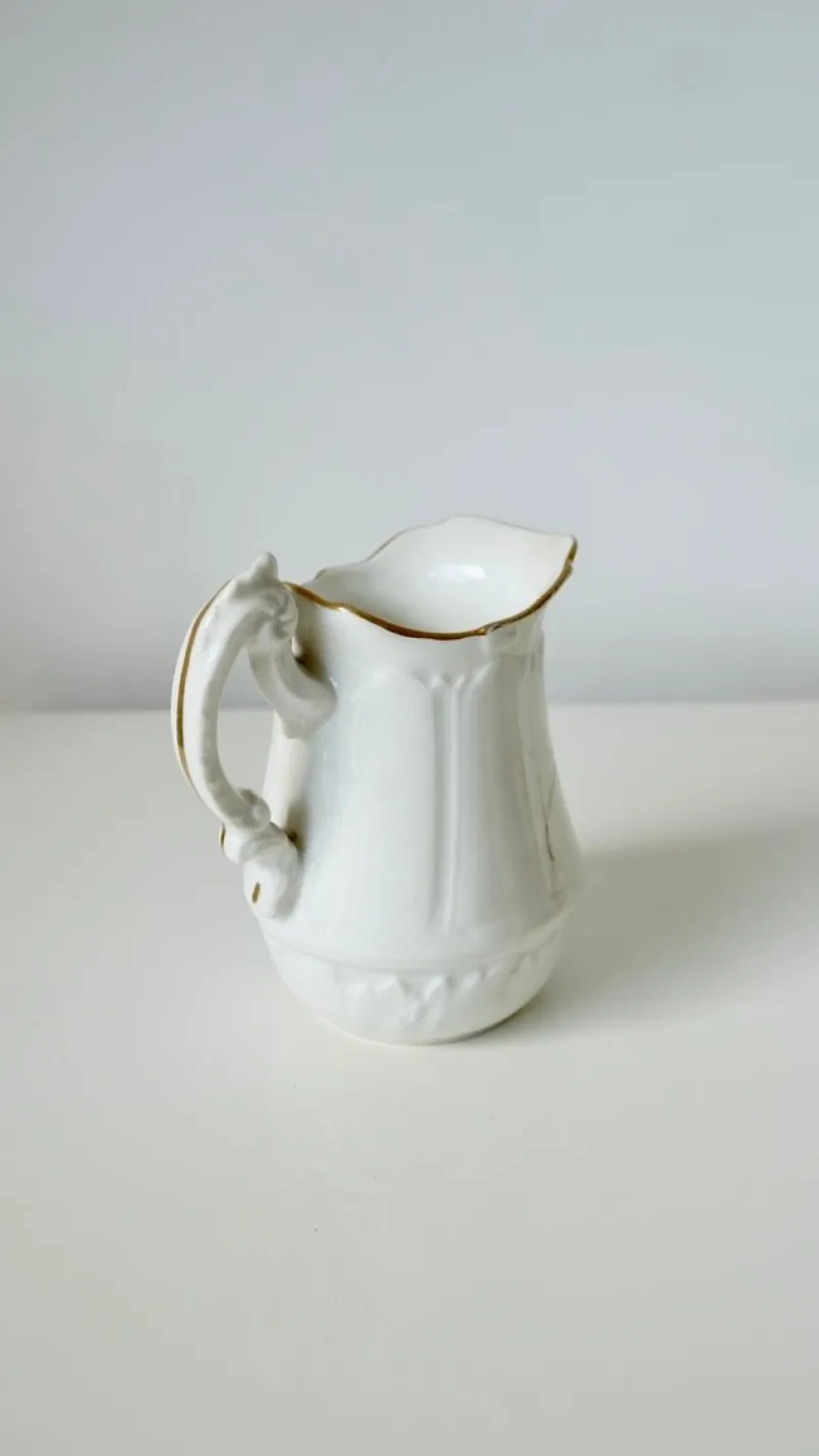 Pamono Limoges Porcelain Milk Jug by Barny Rigoni & Langle, 1920s> Bottles, Carafes & Jugs