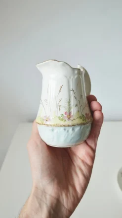 Pamono Limoges Porcelain Milk Jug by Barny Rigoni & Langle, 1920s><noscript><img width=