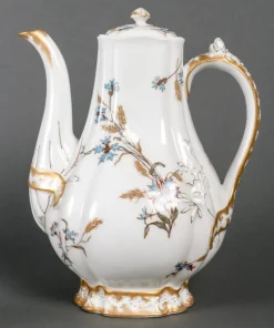 Clearance Pamono Limoges Porcelain Tea and Coffee Service, Set of 6