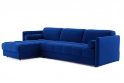 Pamono Link Sectional Sofa in Blue Velvet by Moanne> Seating|Couches & Sofas
