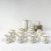 Pamono Linnaea Borealis Porcelain Service for 13 from Hackefors, 1970s, Set of 43> Coffee & Tea Service