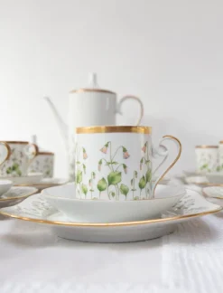 Pamono Linnaea Borealis Porcelain Service for 13 from Hackefors, 1970s, Set of 43><noscript><img width=