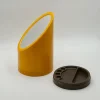 Pamono Lipstick Table Mirror in Yellow Plastic, 1970s> Mirrors