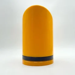 Pamono Lipstick Table Mirror in Yellow Plastic, 1970s><noscript><img width=