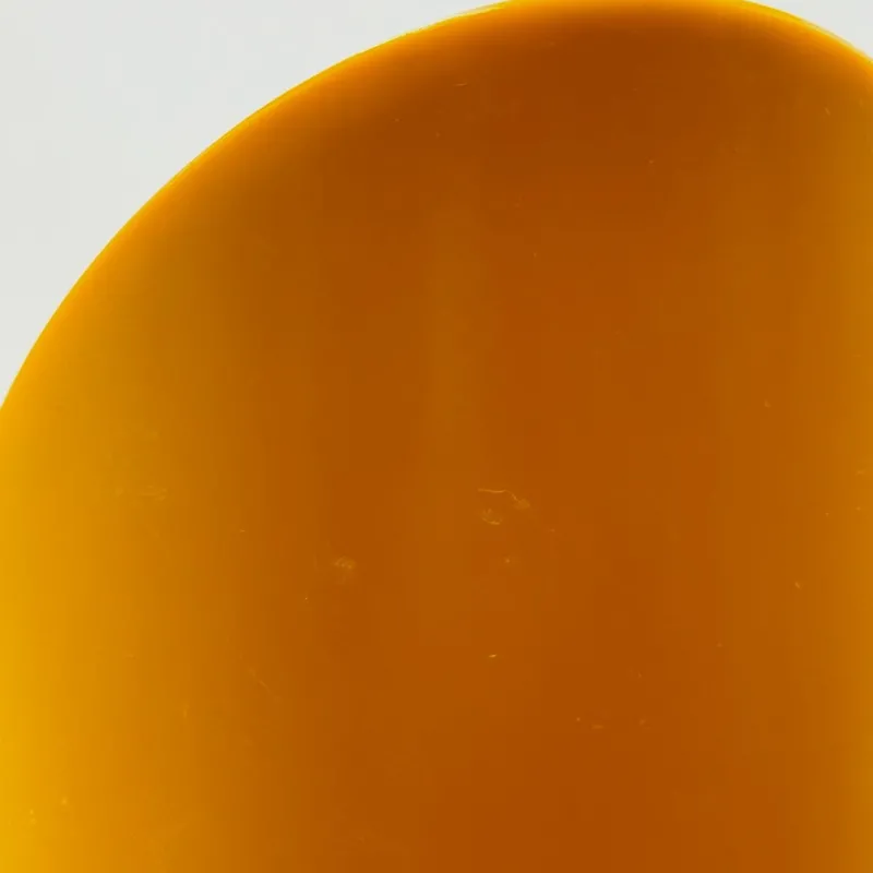 Pamono Lipstick Table Mirror in Yellow Plastic, 1970s> Mirrors